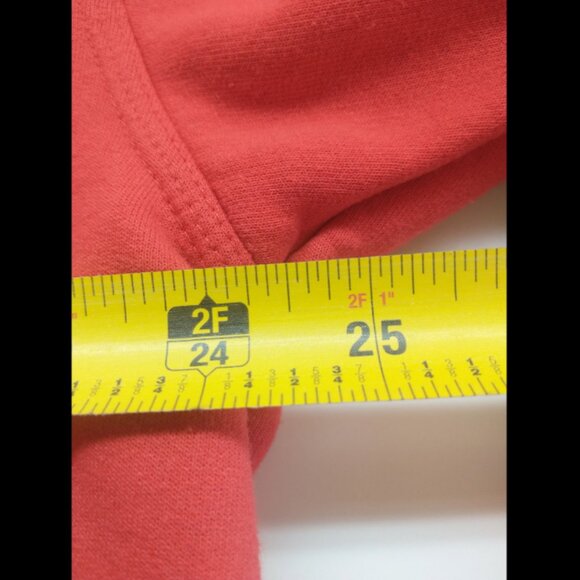 Champion Men's Powerblend Script Logo Fleece Graphic Hoodie RED XL - Picture 8 of 8